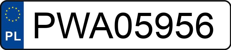 Numer rejestracyjny PWA 05956 posiada OPEL VECTRA-B-CC - PWA05956 Numer rejestracyjny PWA 05956 posiada OPEL VECTRA-B-CC - PWA05956