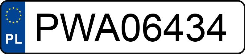 Numer rejestracyjny PWA 06434 posiada ALFA ROMEO 156 1.9 JTD Kat. MR`04 E3 932 Impression Business - PWA06434