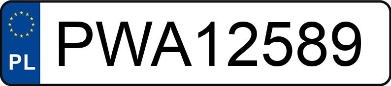 Numer rejestracyjny PWA 12589 posiada PEUGEOT BIPPER - PWA12589