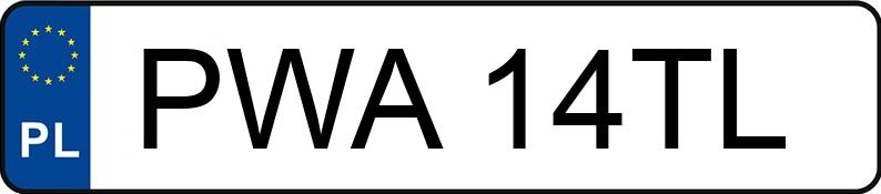 Numer rejestracyjny PWA 14TL posiada URSUS C 330 - PWA14TL