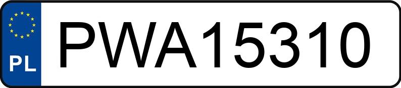 Numer rejestracyjny PWA 15310 posiada CITROEN DS3 - PWA15310 Numer rejestracyjny PWA 15310 posiada CITROEN DS3 - PWA15310
