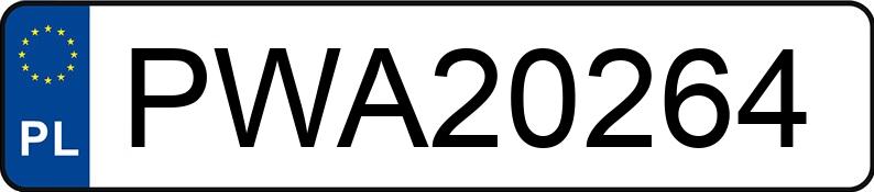Numer rejestracyjny PWA 20264 posiada BMW X3 - PWA20264 Numer rejestracyjny PWA 20264 posiada BMW X3 - PWA20264