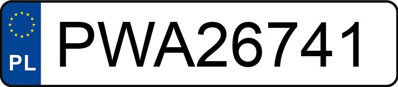 Numer rejestracyjny PWA 26741 posiada VOLKSWAGEN GOLF - PWA26741 Numer rejestracyjny PWA 26741 posiada VOLKSWAGEN GOLF - PWA26741