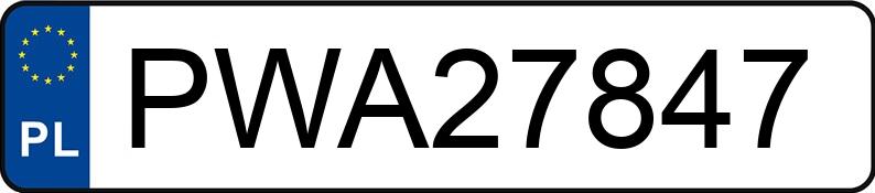 Numer rejestracyjny PWA 27847 posiada MAN 41.440 TGS E5 41.0t BB 8x8/4 - PWA27847