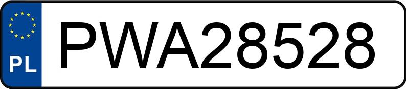 Numer rejestracyjny PWA 28528 posiada AUDI Q3 SPORTBACK - PWA28528 Numer rejestracyjny PWA 28528 posiada AUDI Q3 SPORTBACK - PWA28528