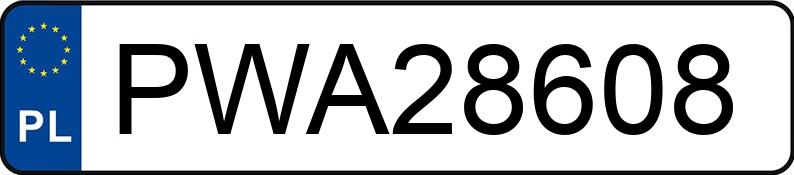 Numer rejestracyjny PWA 28608 posiada PEUGEOT 508 - PWA28608