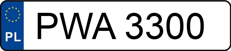 Numer rejestracyjny PWA 3300 posiada NYSA 522 TOWOS - PWA3300