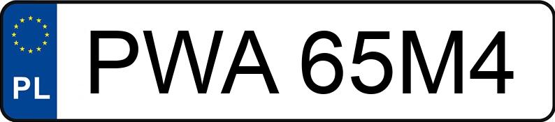 Numer rejestracyjny PWA 65M4 posiada IVECO 35S12 Daily HPI MR`99 E3 3.5t 35S12 V - PWA65M4
