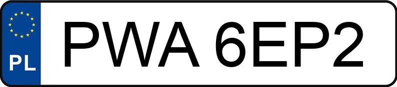 Numer rejestracyjny PWA 6EP2 posiada FORD FOCUS - PWA6EP2 Numer rejestracyjny PWA 6EP2 posiada FORD FOCUS - PWA6EP2