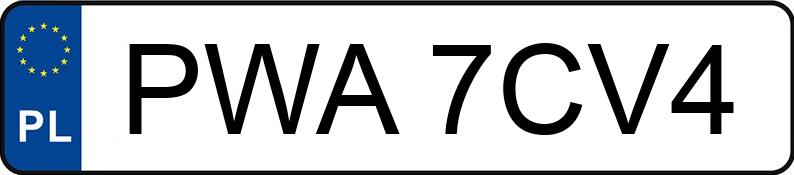 Numer rejestracyjny PWA 7CV4 posiada FORD C-Max Grand 1.6 TDCi MR`11 E5 Trend - PWA7CV4