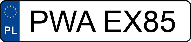 Numer rejestracyjny PWA EX85 posiada MERCEDES-BENZ E 280 CDI MR`02 E3 211 Classic - PWAEX85 Numer rejestracyjny PWA EX85 posiada MERCEDES-BENZ E 280 CDI MR`02 E3 211 Classic - PWAEX85
