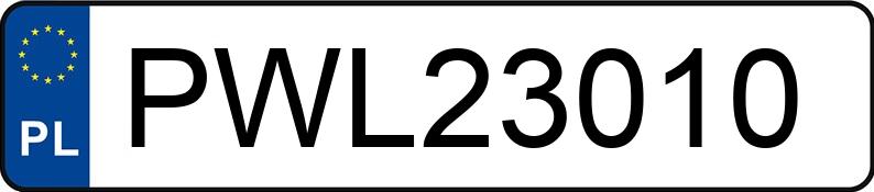 Numer rejestracyjny PWL 23010 posiada CHRYSLER PT CRUISER - PWL23010