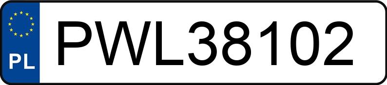 Numer rejestracyjny PWL 38102 posiada VOLKSWAGEN Golf V 1.4 MR`03 E4 Trendline - PWL38102