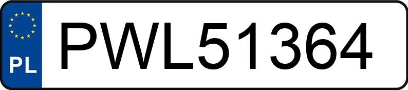 Numer rejestracyjny PWL 51364 posiada SEAT IBIZA - PWL51364 Numer rejestracyjny PWL 51364 posiada SEAT IBIZA - PWL51364