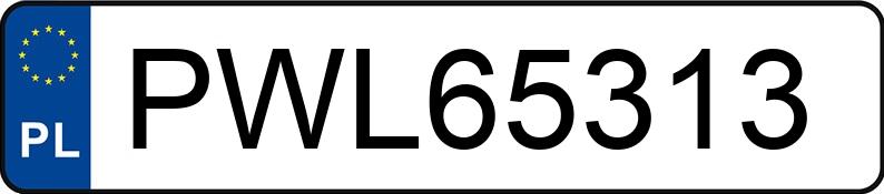 Il numero di registrazione PWL 65313 ha VOLKSWAGEN New Beetle MR`98 E3 New Beetle MR`98 E3 - PWL65313