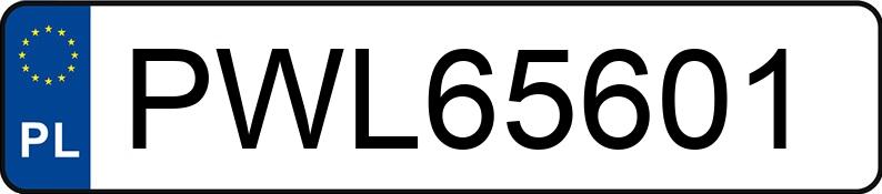 Die Registrierungsnummer PWL 65601 hat VOLKSWAGEN Caddy GP 1.6 TDI MR`11 E5 2.3t Caddy GP 1.6 TDI MR`11 E5 2.3t - PWL65601