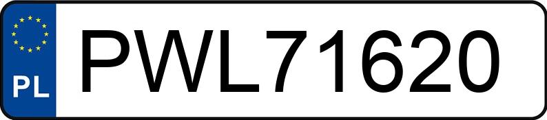 Numer rejestracyjny PWL 71620 posiada MINI COOPER S - PWL71620