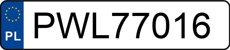 Numer rejestracyjny PWL 77016 posiada BMW X3 Diesel MR`07 E4 E83 2.0D - PWL77016