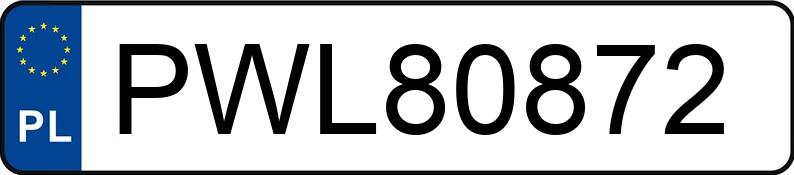 Numer rejestracyjny PWL 80872 posiada SKODA Karoq TSI MR`17 E6 Style ACT DSG - PWL80872