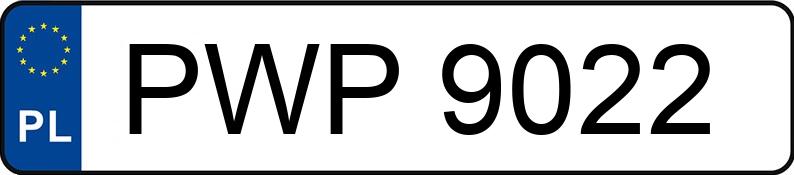 Numer rejestracyjny PWP 9022 posiada VOLKSWAGEN GOLF - PWP9022