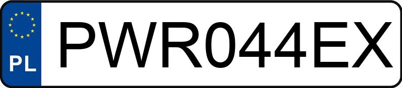 Numer rejestracyjny PWR 044EX posiada FORD MUSTANG - PWR044EX