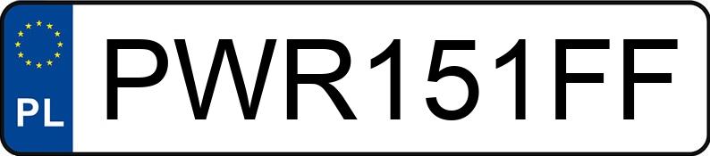 Numer rejestracyjny PWR 151FF posiada FORD Mondeo 1.6 MR`07 E4 Ghia - PWR151FF