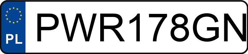 Numer rejestracyjny PWR 178GN posiada PEUGEOT 2008 HDI MR`16 E6 Active - PWR178GN