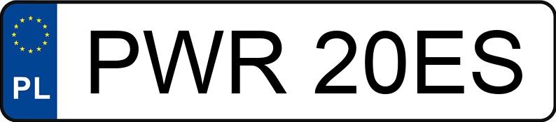 Numer rejestracyjny PWR 20ES posiada FIAT PANDA 1.2 KAT - PWR20ES