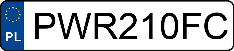 Numer rejestracyjny PWR 210FC posiada TOYOTA COROLLA - PWR210FC Numer rejestracyjny PWR 210FC posiada TOYOTA COROLLA - PWR210FC
