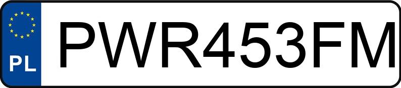 Numer rejestracyjny PWR 453FM posiada RENAULT MEGANE - PWR453FM