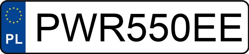 Numer rejestracyjny PWR 550EE posiada MERCEDES-BENZ E 220 - PWR550EE