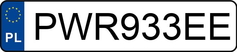 Numer rejestracyjny PWR 933EE posiada MERCEDES-BENZ E 500 Kat. MR`06 E4 211 Elegance - PWR933EE
