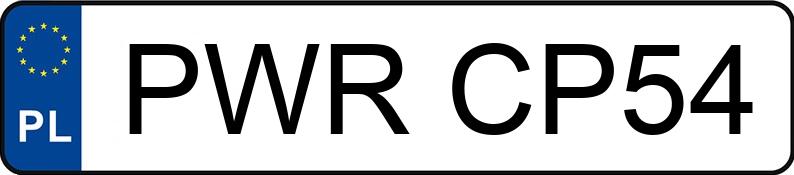 Numer rejestracyjny PWR CP54 posiada BMW 525 TD - PWRCP54