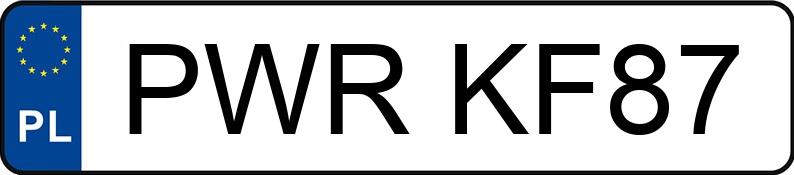 Numer rejestracyjny PWR KF87 posiada VOLVO V50 2.0 D MR`04 E4 V50 2.0 D MR`04 E4 - PWRKF87