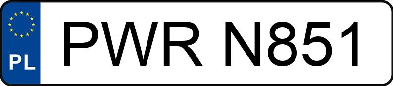 Numer rejestracyjny PWR N851 posiada SAM SAM LEKKA - PWRN851 Numer rejestracyjny PWR N851 posiada SAM SAM LEKKA - PWRN851
