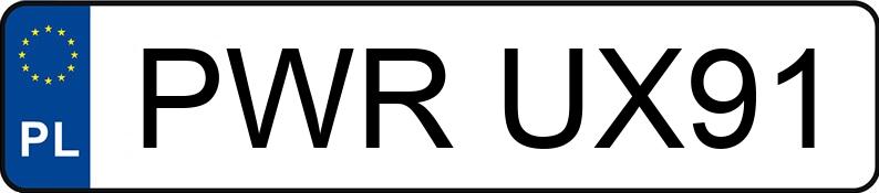 Numer rejestracyjny PWR UX91 posiada PEUGEOT 106 1.1 KAT - PWRUX91