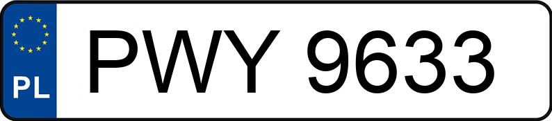 Numer rejestracyjny PWY 9633 posiada ZASTAVA 1100 1100 - PWY9633