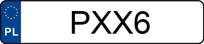 Numer rejestracyjny PXX 6 posiada CHEVROLET CAMARO - PXX6 Numer rejestracyjny PXX 6 posiada CHEVROLET CAMARO - PXX6