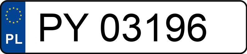 Numer rejestracyjny PY 03196 posiada MERCEDES-BENZ ACTROS - PY03196