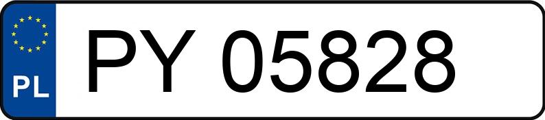 Numer rejestracyjny PY 05828 posiada MAZDA 6 - PY05828 Numer rejestracyjny PY 05828 posiada MAZDA 6 - PY05828