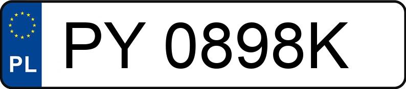 Numer rejestracyjny PY 0898K posiada TOYOTA COROLLA - PY0898K