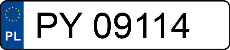 Numer rejestracyjny PY 09114 posiada NISSAN NOTE - PY09114