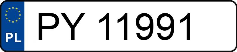 Numer rejestracyjny PY 11991 posiada OPEL Zafira Tourer CDTI MR`12 E5 Enjoy - PY11991