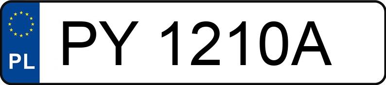 Numer rejestracyjny PY 1210A posiada HYUNDAI I30 - PY1210A