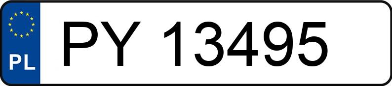 Numer rejestracyjny PY 13495 posiada BMW X3 XDRIVE30I - PY13495 Numer rejestracyjny PY 13495 posiada BMW X3 XDRIVE30I - PY13495