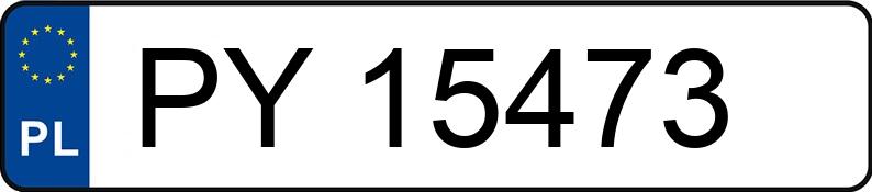 Numer rejestracyjny PY 15473 posiada VOLKSWAGEN AMAROK - PY15473
