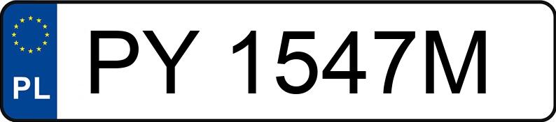 Numer rejestracyjny PY 1547M posiada JAECOO JAECOO7 PHEV - PY1547M Numer rejestracyjny PY 1547M posiada JAECOO JAECOO7 PHEV - PY1547M