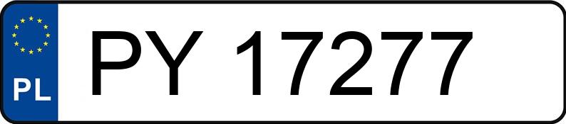 Numer rejestracyjny PY 17277 posiada VOLKSWAGEN T-Roc 2.0 TSI MR`22 E6 R-Line 4MOTION DSG - PY17277 Numer rejestracyjny PY 17277 posiada VOLKSWAGEN T-Roc 2.0 TSI MR`22 E6 R-Line 4MOTION DSG - PY17277