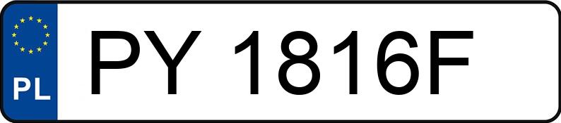 Numer rejestracyjny PY 1816F posiada PEUGEOT 5008 - PY1816F