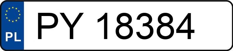 Numer rejestracyjny PY 18384 posiada TOYOTA Highlander Hybrid MR`21 E6AP Prestige + Tech CVT - PY18384